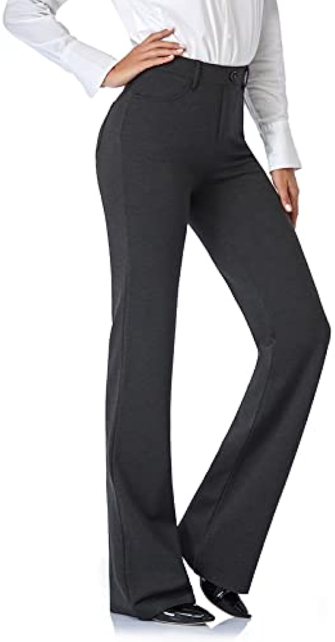 Tapata Women&#039;s 28&#039;&#039;/30&#039;&#039;/32&#039;&#039;/34&#039;&#039; Stretchy Bootcut Dress Pants with Pockets Tall, Petite, Regular for Office Work Business
