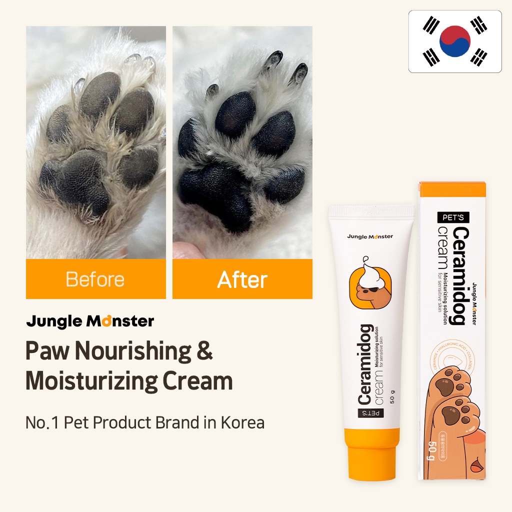 [Junglemonster] Pet Paw Care Moisturizing Skin Cream For Dog and Cat 50g
